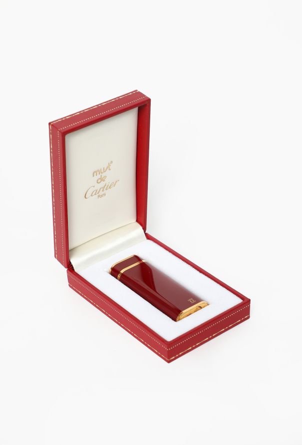 Cartier Vintage Bordeaux Lacquered Lighter - 2