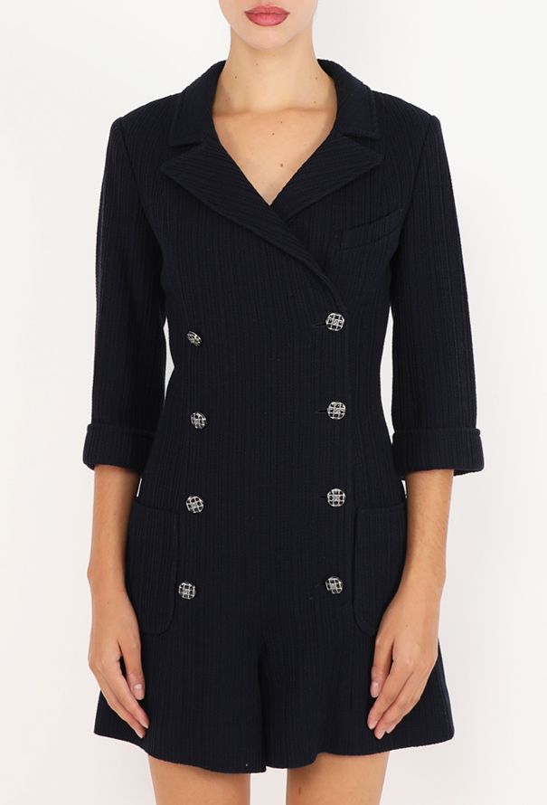 Chanel Ribbed Knit 'CC' Romper, 2013 - 2