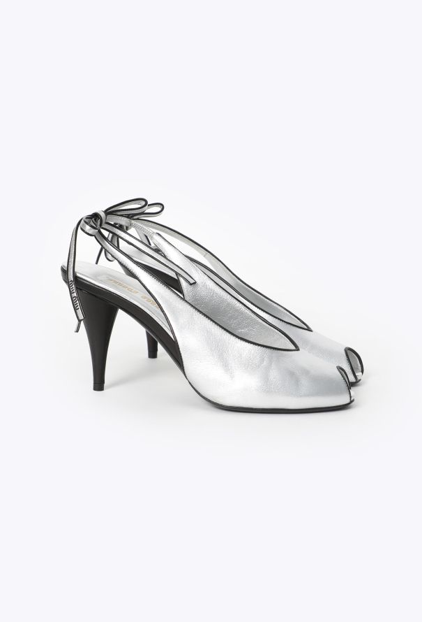 Miu Miu S/S 2025 Mordoré Slingback Heels - 3
