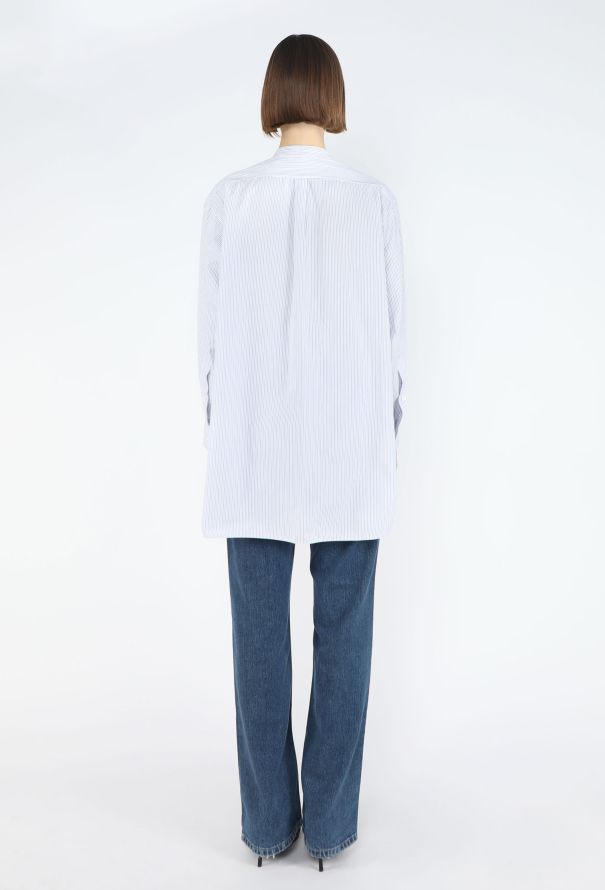 Céline Classic Pinstripe Bib Tunic - 3