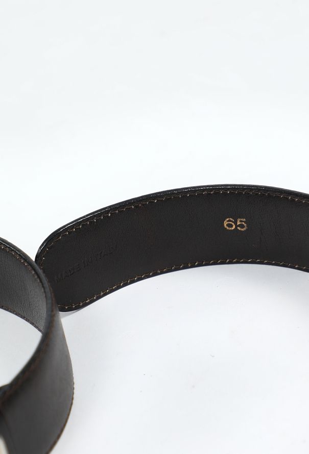 Céline Vintage Calèche Leather Belt - 6