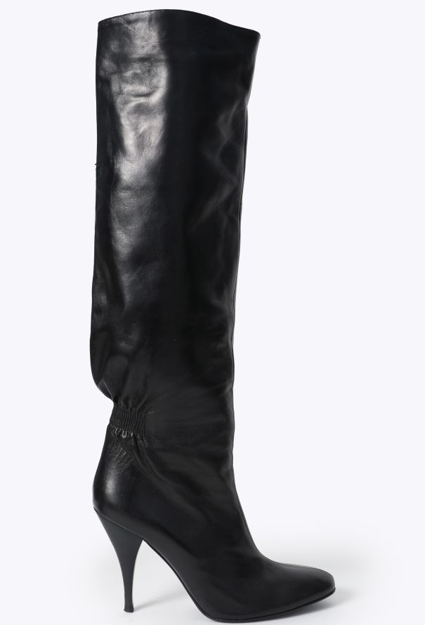 Pierre Hardy Gathered Knee-High Boots - 1