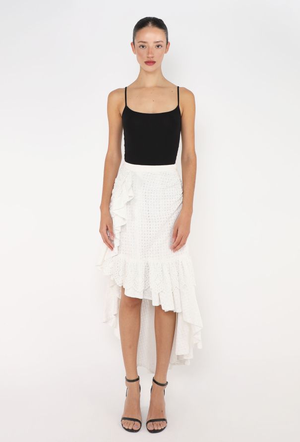 Rodarte F/W 2019  Eyelet Asymmetrical Skirt - 1