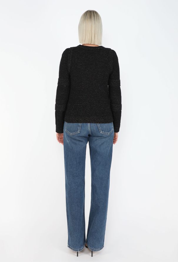 Chanel Iridescent Lamé 'CC' Sweater, F/W 2017 - 5