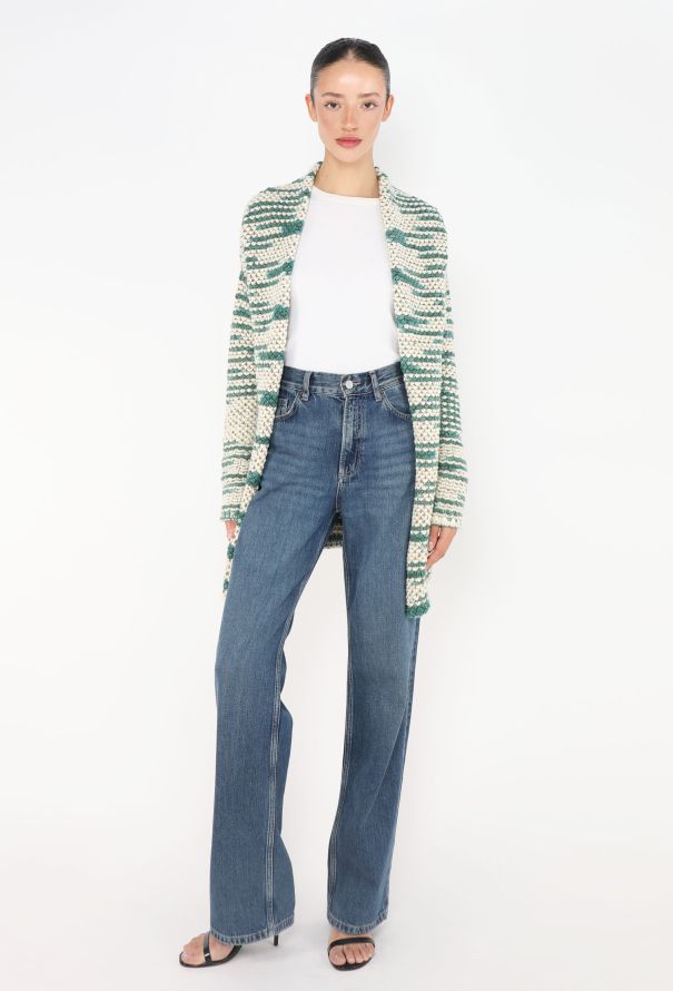 Missoni Iridescent Striped Mohair Cardigan - 3