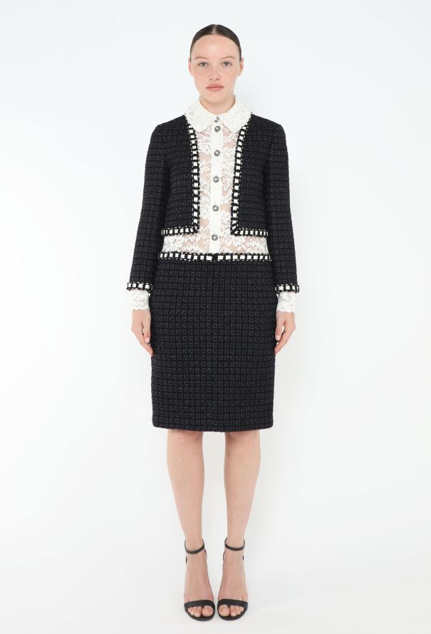 Chanel STUNNING Pre-Fall 2016 Paris-Rome Chantilly Dress - 1
