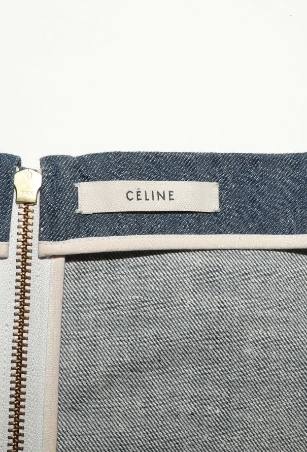 Céline S/S 2011 Boat-Neck Denim Tunic - 6