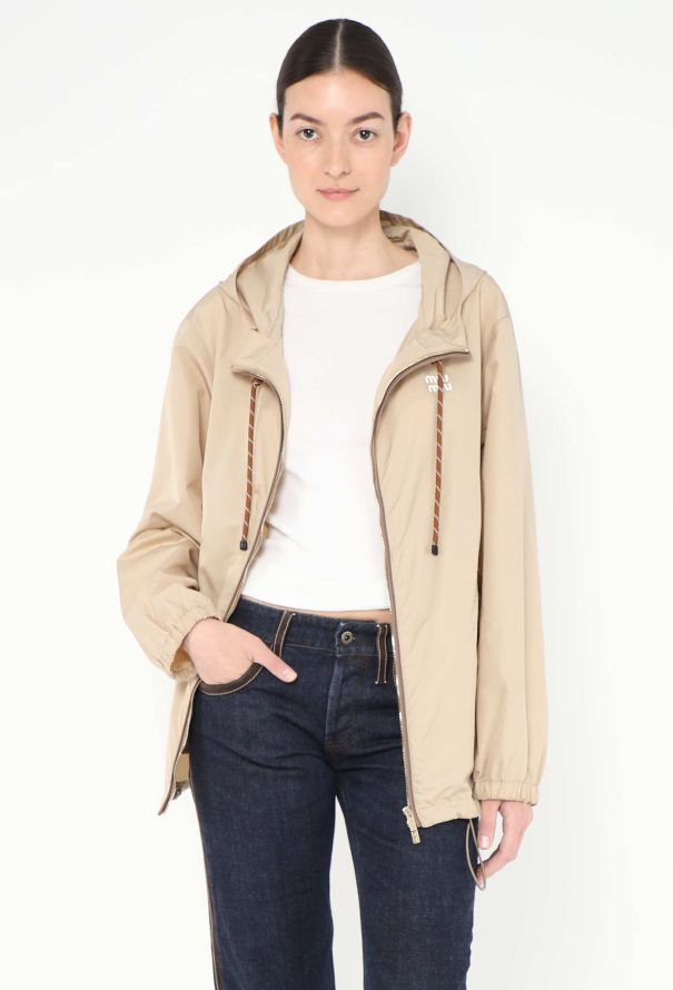 2024 Nylon Logo Windbreaker - Miu Miu | ReSee