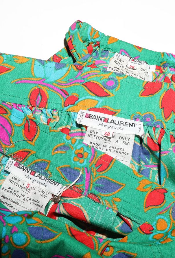 Saint Laurent S/S 1983 3-Piece Cotton Ensemble - 7 Saint Laurent S/S 1983 3-Piece Cotton Ensemble - 7