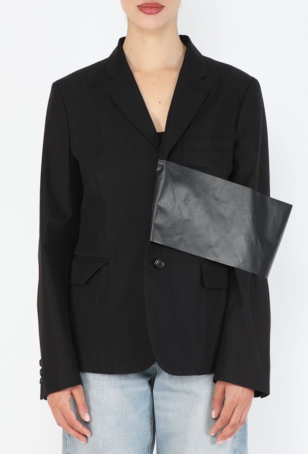 Comme des Garçons S/S 2011 Latex Panel Blazer - 3