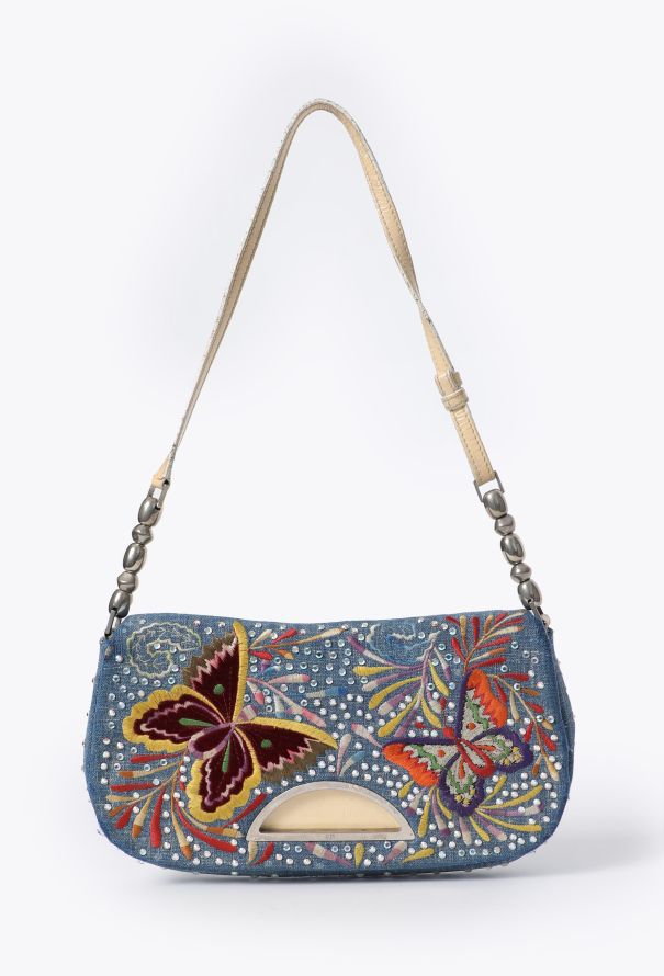 Dior RARE 2002 Malice Butterfly Shoulder Bag - 1