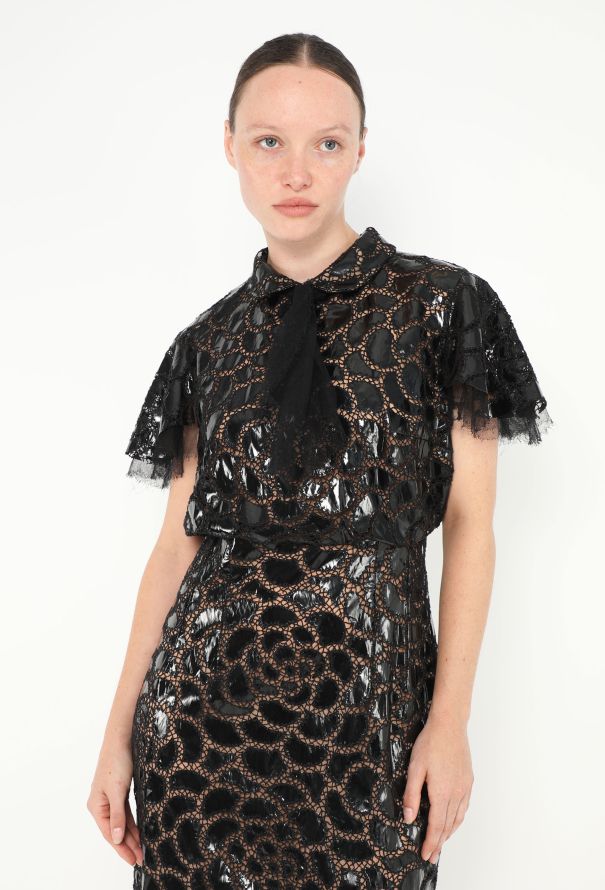Chanel Pre-Fall 2010 Paris-Shanghai Patent Dress - 1