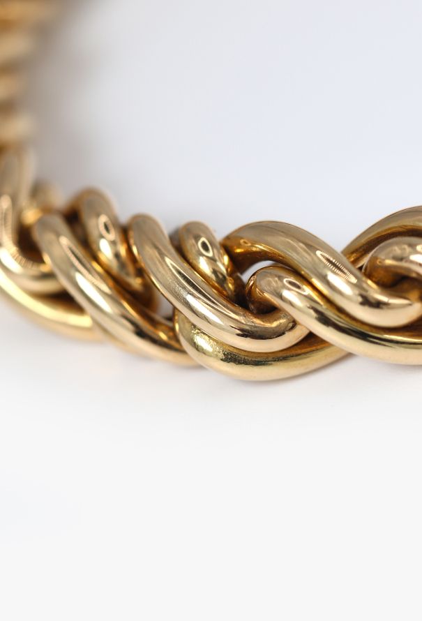 Vintage Fine Jewelry O.J Perrin 18k Yellow Gold Bracelet - 7