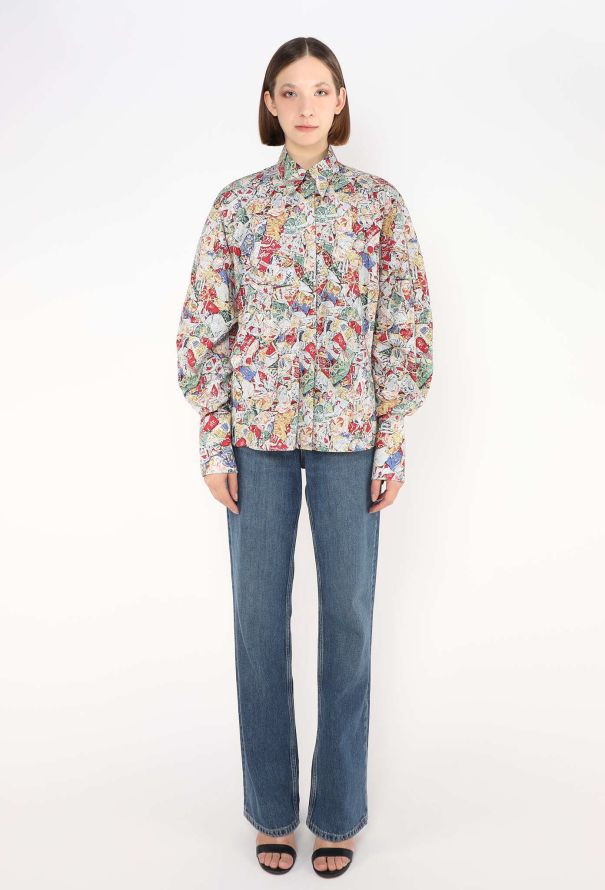 Alaïa 2019 Re-Edition '85 x César Printed Shirt - 3