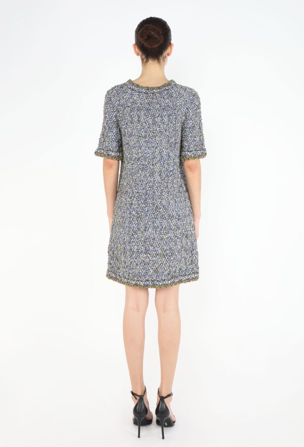 Chanel S/S 2015 Tweed Shift Dress - 5