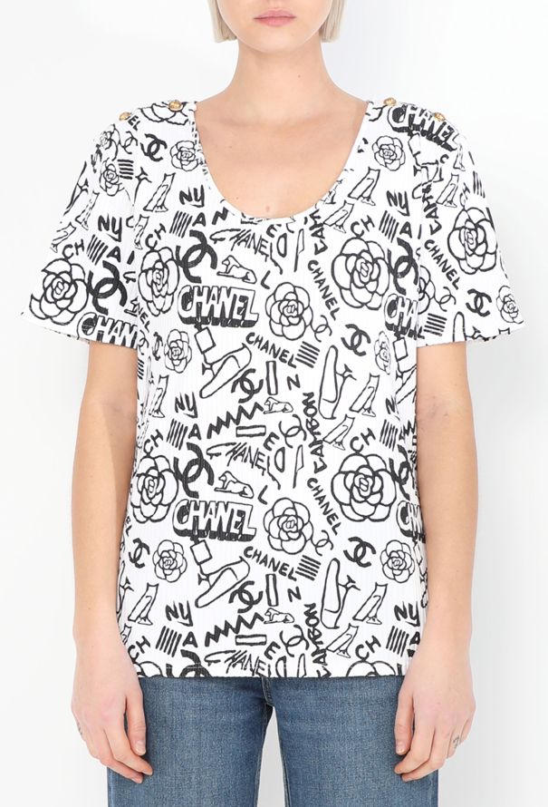 Chanel Pre-Fall 2019 Graffiti Top - 1