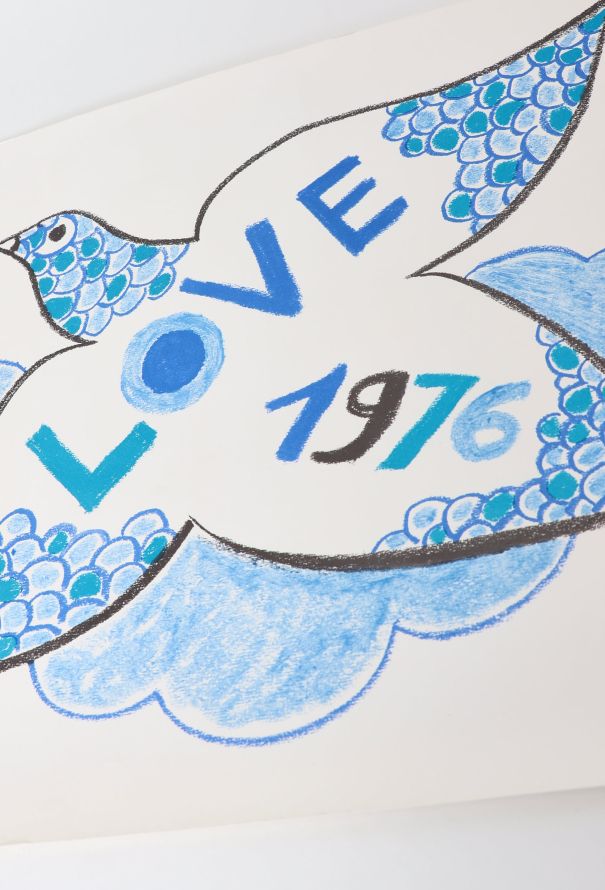 Saint Laurent Original Limited Edition Love Poster, 1976 - 2