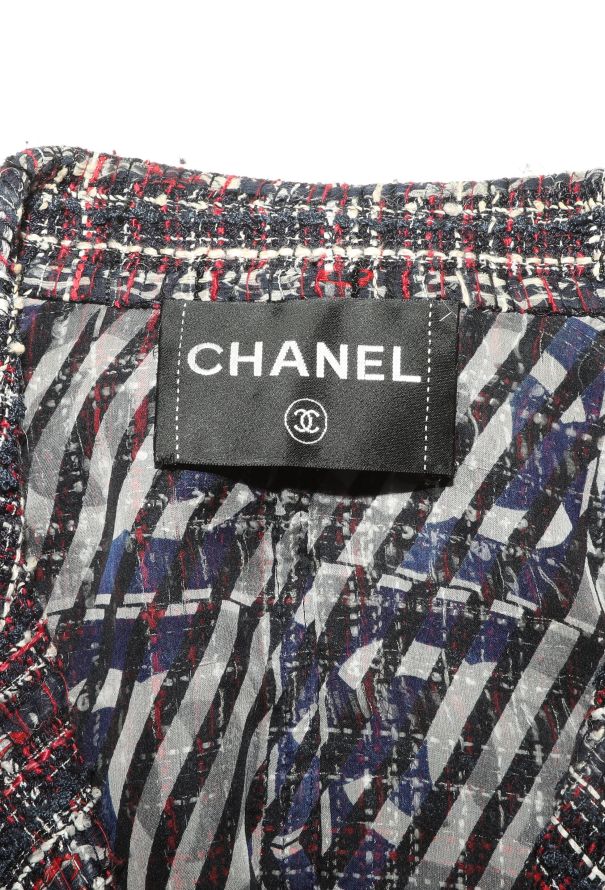 Chanel F/W 2008 Frayed Tweed Belted Jacket - 7 Chanel F/W 2008 Frayed Tweed Belted Jacket - 7