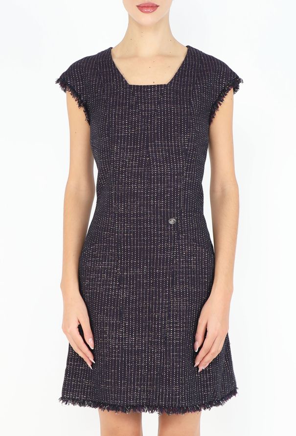 Chanel Spring 2008 Iridescent Tweed Dress - 2