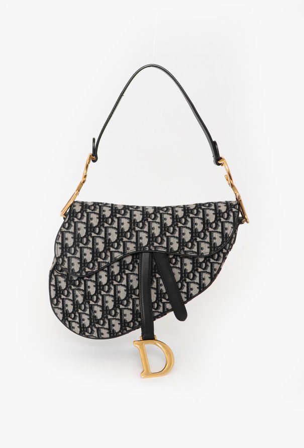 Dior Oblique Medium Saddle Bag - 1
