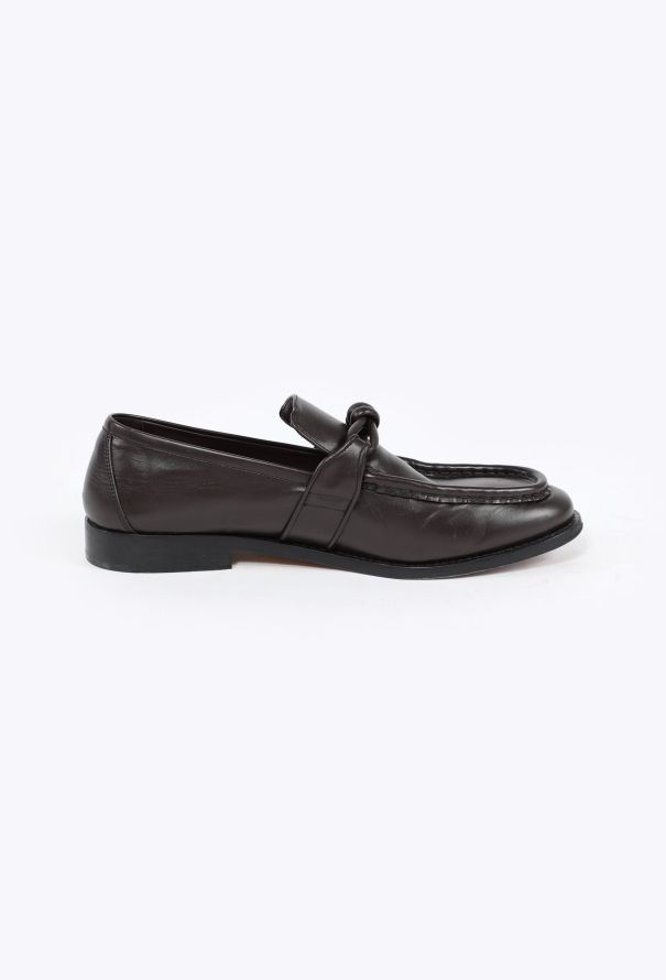 Bottega Veneta 2024 Brown Astaire Loafers - 1