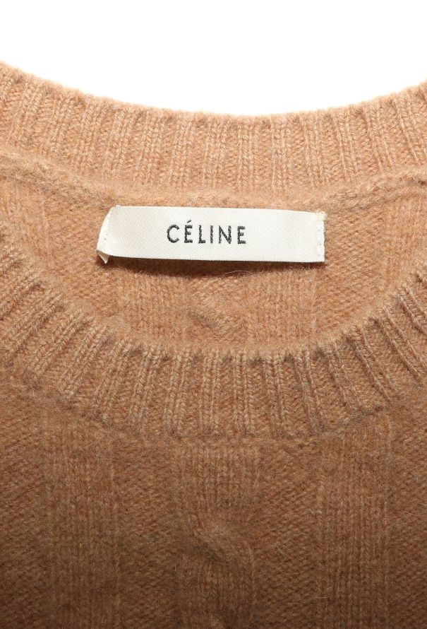 Céline Pre-Fall 2011 Cable-Knit Triomphe Sweater - 6 Céline Pre-Fall 2011 Cable-Knit Triomphe Sweater - 6