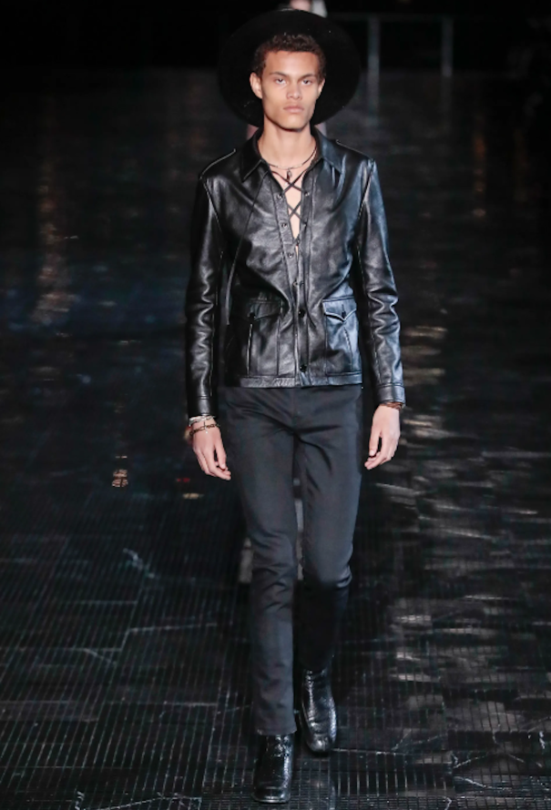 Saint Laurent S/S 2019 Leather Saharan Top - 2