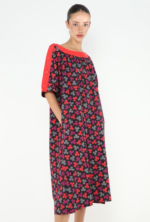 Céline Vintage Cotton Clover Dress - 3 Céline Vintage Cotton Clover Dress - 3