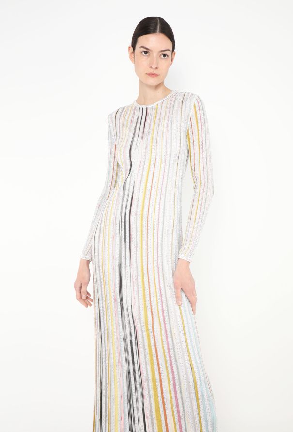 Missoni Pre-Fall 2023 Sequin Striped Dress - 5