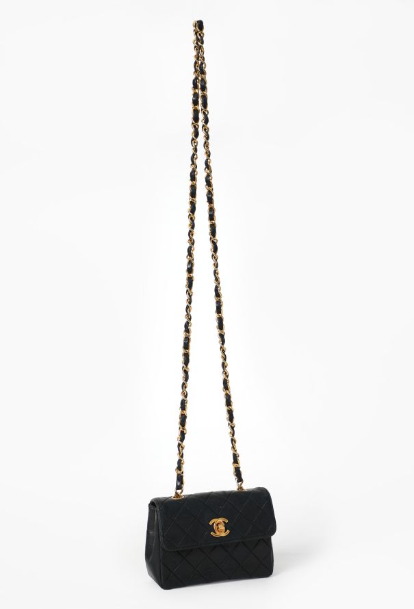 Chanel Vintage Mini Quilted Timeless Flap Bag - 2