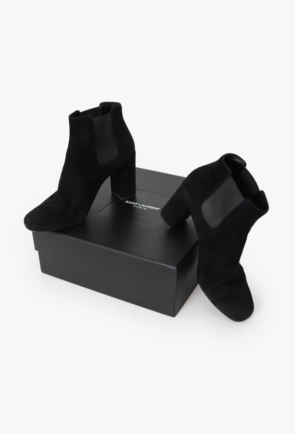 Saint Laurent 2016 Babies Suede Ankle Boots - 5 Saint Laurent 2016 Babies Suede Ankle Boots - 5
