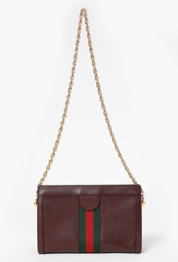 Gucci Burgundy Ophidia Small Shoulder Bag - 3