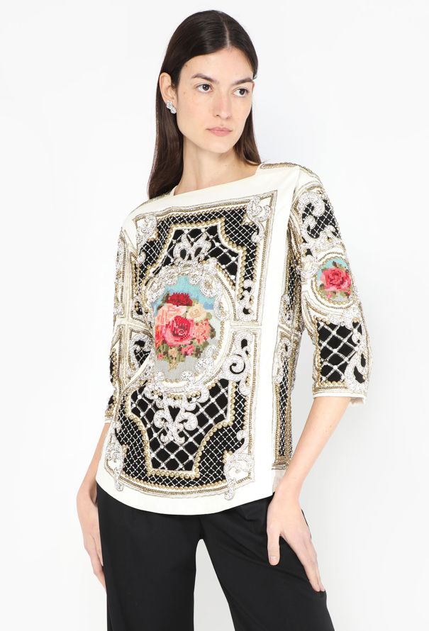 Balmain EXQUISITE F/W 2012 Adorned Leather Top - 1