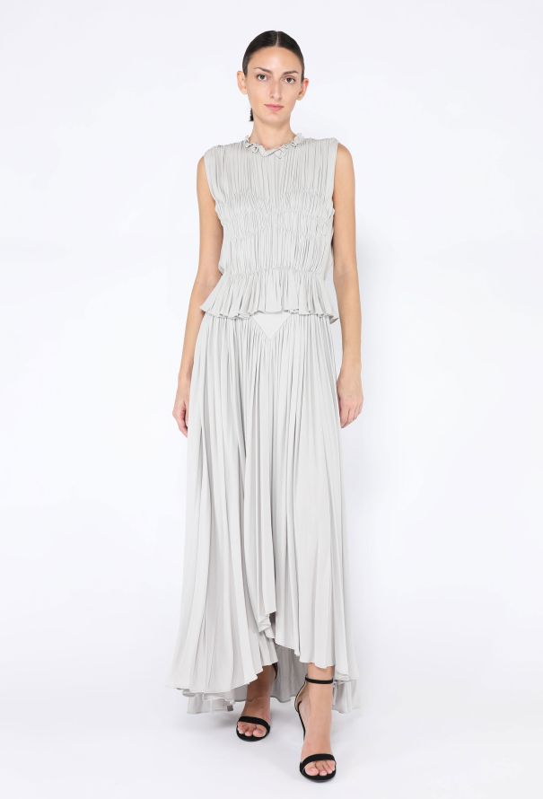 Khaite Resort 2022 Pleated Genevie Gown - 1