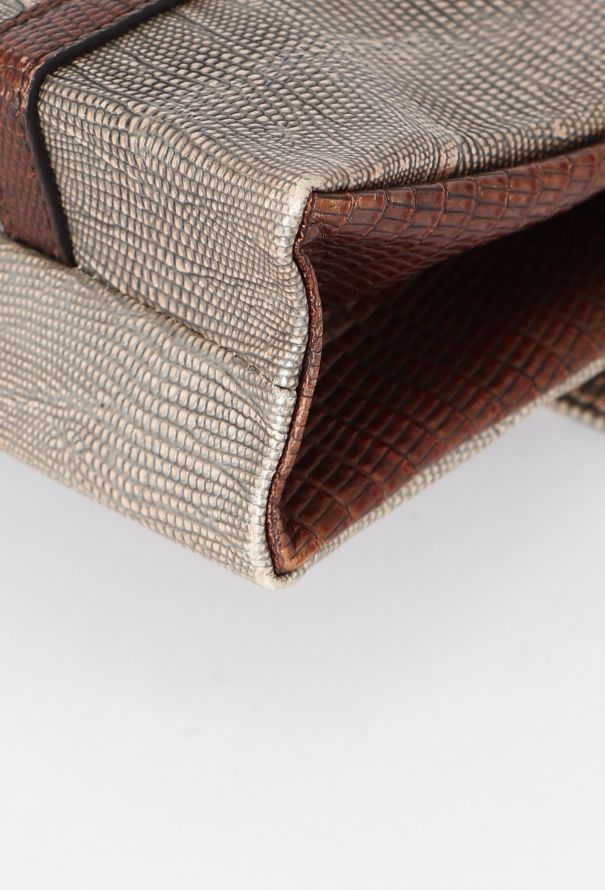 Escada Lizard Embossed Clutch - 8 Escada Lizard Embossed Clutch - 8