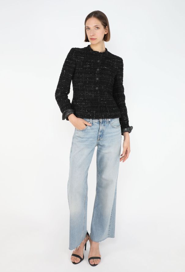 Chanel Iridescent Bouclé Tweed Jacket - 5