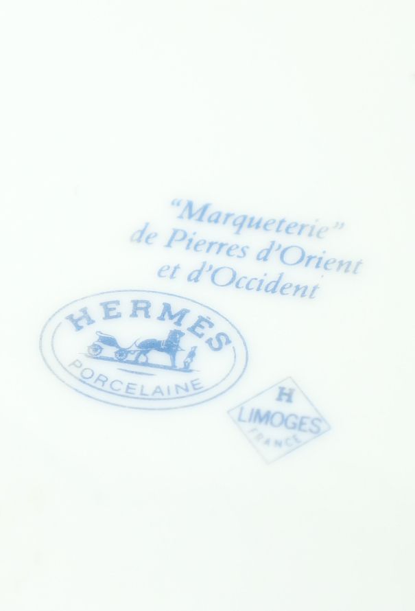 Hermès Vintage 'Pierres d'Orient et d'Occident' 3-piece Plate Set - 4