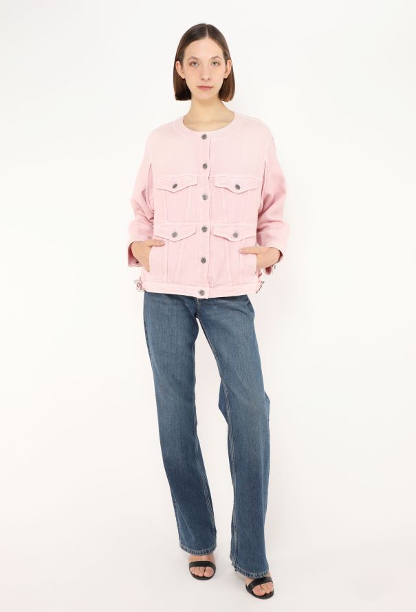 Chanel 2019 'CC' Denim Jacket - 4