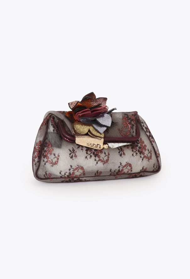 Fendi Vintage Embellished Evening Clutch - 2