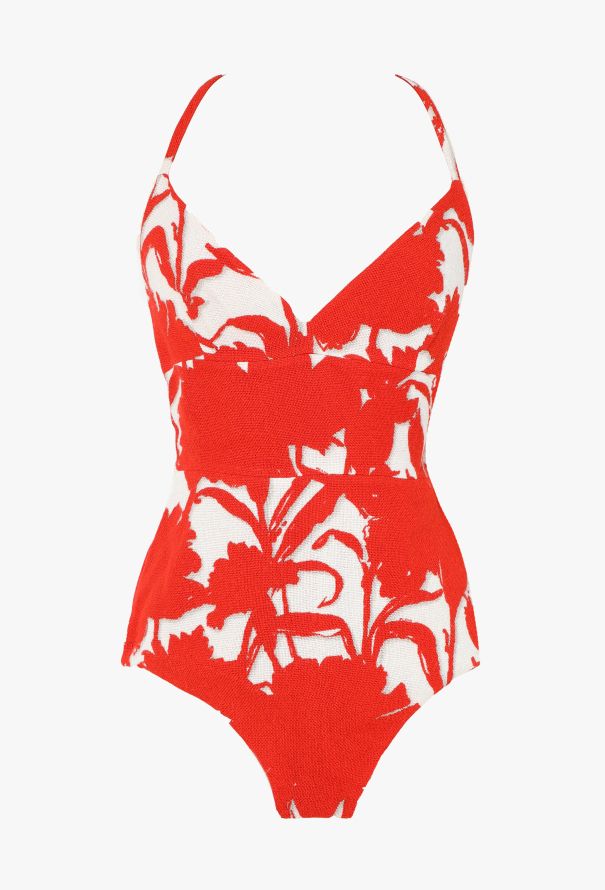 Prada S/S 2001 Floral Silk Bodysuit - 1