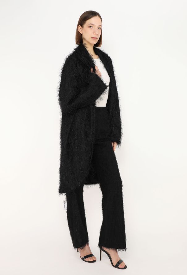 Fendi 1999 Iridescent Mohair Shawl Ensemble - 4