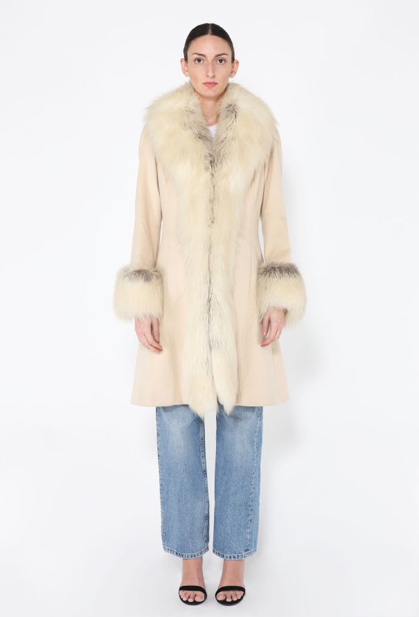 Blumarine F/W 2008 Fox Fur Trim Coat - 1