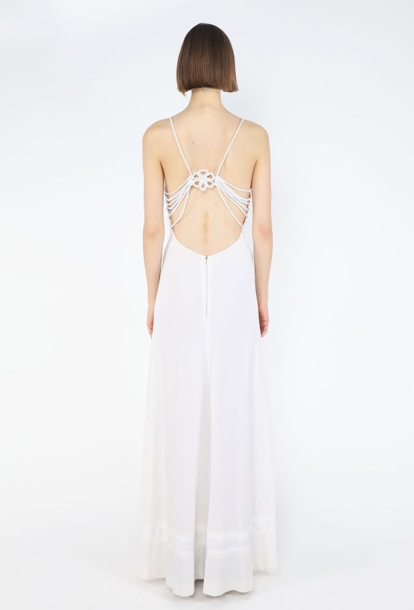 Azzaro 1978 Strass Butterfly Open-Back Gown - 6