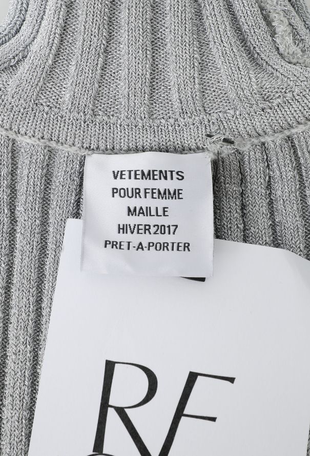 Vetements 2017 Metallic Knit Sweater - 6 Vetements 2017 Metallic Knit Sweater - 6