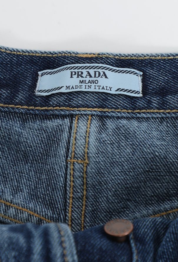 Prada 2025 Wide Leg Denim Jeans - 5