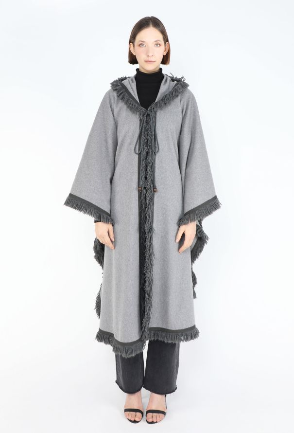 Saint Laurent Collector 1976 Russian Tassel Hooded Cape - 2