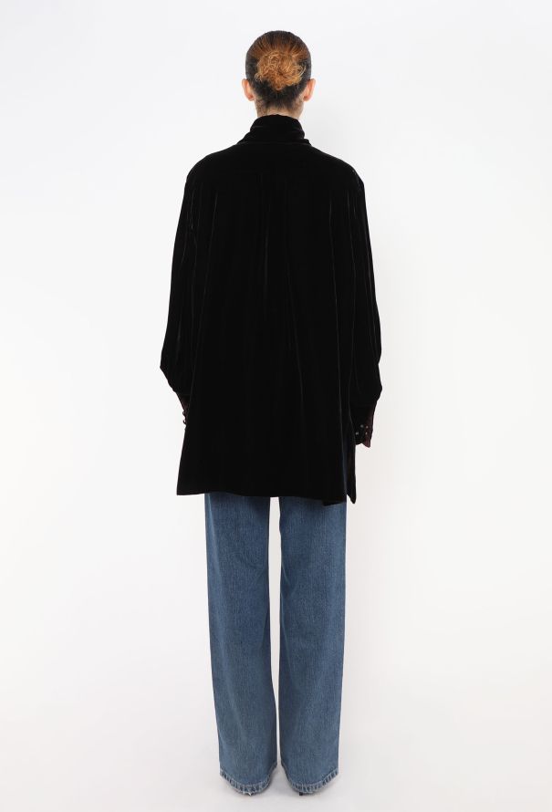 Dior Late '80s Passementerie Velvet Jacket - 4