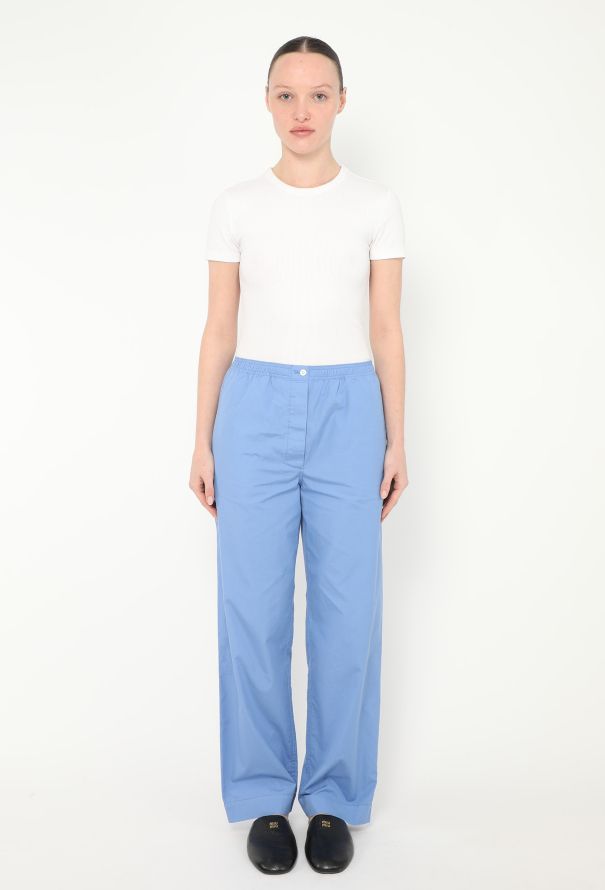 Miu Miu F/W 2024 Poplin Logo Pajama Set - 6