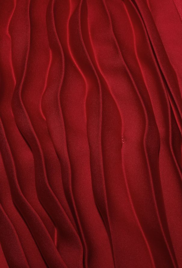 Maison Margiela Pleated Silk Crêpe Dress - 6