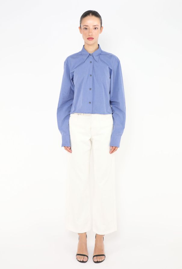 Prada S/S 2025 Wired Cropped Shirt - 3 Prada S/S 2025 Wired Cropped Shirt - 3